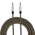 thumbnail image 2 of Extensión de sonido Esté De 3.5 AUX De Nylon A Para Auriculares, Esté Para / Automóvil Y .5m - Plata CUTICAT Cable de audio auxiliar para automóvil, 2 of 8