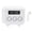 White, variant on Riousery Z1 Portable Wireless Bluetooth Speaker with 15W Fast Charger Base Smart Loudspeaker & Multi Colors Alarm Clock Light for Home Office Nightstand Black, 6.7 in / 17 cm