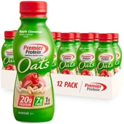 Premier Protein Shake with Oats, Apple Cinnamon, 20g Protein, 11.5 Fl Oz, 12 Ct