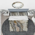 thumbnail image 3 of Designart 'Onyx detail Composition' Mid-Century Modern Bedding Set - Duvet Cover & Shams, 3 of 4