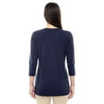 thumbnail image 3 of Devon & Jones DP184W Women's Perfect Fit Bracelet Length V-Neck Top, 3 of 3