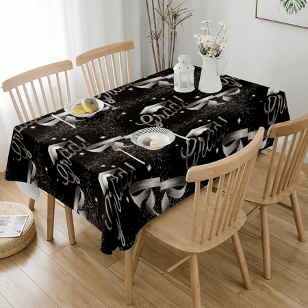 

2023 Graduation Decoration Tablecloth Marble Style Texture for Dining Tables Buffet Parties and Camping(#90 M-54x72 )