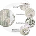 thumbnail image 6 of Sage Green Ocean Waterproof Fabric Shower Curtain,Coastal Grey Coral Starfish Shell Waterproof Fabric Shower Curtain for Bathroom Curtains Bathtubs Hotel Shower Curtains with 12 Hooks Standard 72x72, 6 of 8