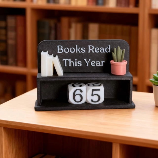 Adornos para Contar Libros Leídos Este Año, Resistentes Al Desgaste, Rastreador de Lectura de Libros, Pequeño Contador de Libros para Profesores, Escritores, Bibliotecas C