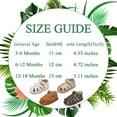 thumbnail image 5 of Infant Baby Girl Boy Sandals Comfort Premium Summer Outdoor Casual Beach Shoes with Flower Bowknot Anti Slip Rubber Sole Newborn Toddler Prewalker First Walking Shoes, 5 of 6