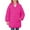 Rose Red, variant on Aideaone Girls Winter Coats Hooded Puffer Jackets Medium Length Down-like Cotton Coats Snow Outwear 5-12Y