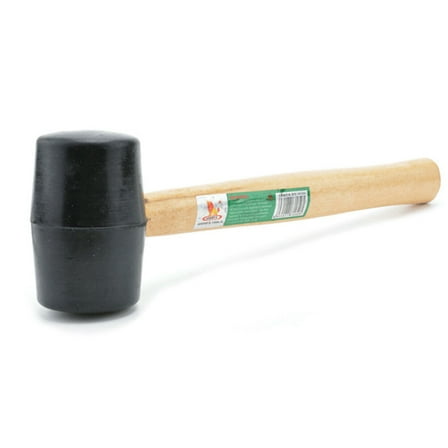 TAILTOSS Rubber Mallet Hammer Black 1Pack 11.0In