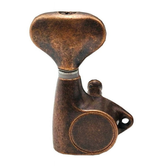 NISHUNA 6pcs Electric Guitar Tuners Bass Tuning Pegs Copper Guitar Tuning Key String Tuning Tool For Instrument Tuning Bass Machine Head Replacement