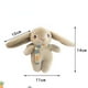 thumbnail image 5 of LLavero de conejo de peluche para mujer, pompón de piel, Ángel, conejo, liebre, muñecas de peluche, juguete, bolso para niñas, colgante de llave de coche, regalo de Navidad para niños, 5 of 5