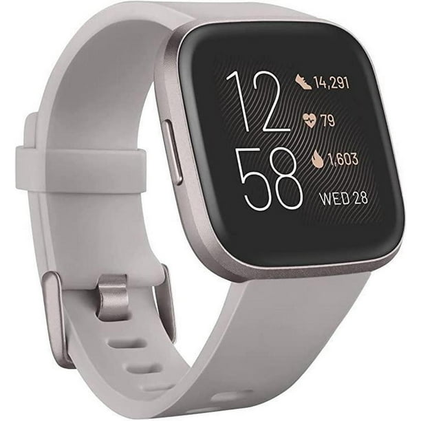 Smartwatch Fitbit Versa Gris Bluetooth Notificaciones Fitbit Pantalla tactil Walmart en linea