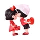 thumbnail image 5 of Figuritas de Pareja en Miniatura Soledad Escultura Bonita de Dibujos Animados 2 Piezas, 5 of 10