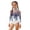 &&-B298, variant on Girls 4Th of July Long Sleeve Rash Guard 1-Piece Swimsuit Bathing Suits, Sizes 3-14