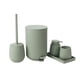 thumbnail image 1 of Juego de accesorios de baño de 5 piezas con escobilla de baño, vaso para cepillo de dientes, dispensador de jabón y jabonera para decorar tu apartamen Verde BLESIY dispensador de jabón, 1 of 6