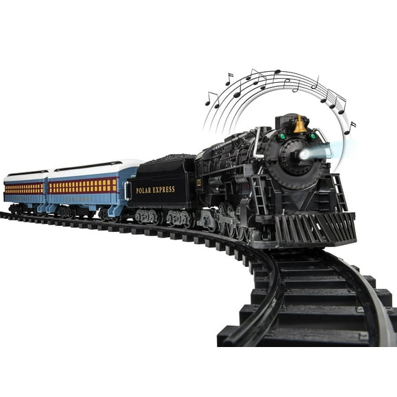 Lionel l'Express Polaire Ensemble Prêt à Jouer, Modèle de Train Berkshire à Piles avec Télécommande