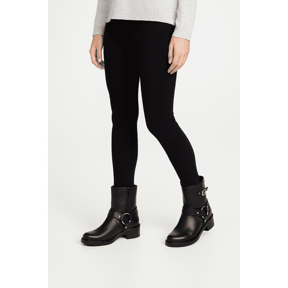 Women's Connor Harness Buckle Ankle Boots - Black Size 9.5