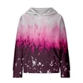 thumbnail image 6 of Mercatoo 𝗛oodie Girls Oversized Crewneck Sweatshirts Casual Hooded Flower Gradient 𝗛oodie Clothes Fall Fashion Outfits, 6 of 7