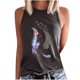 thumbnail image 1 of Tops casuales de verano sin mangas para mujer Tops de chaleco sin mangas con estampado de cuello redondo Pompotops  lopia996435, 1 of 8