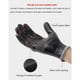 thumbnail image 5 of Guantes de Invierno Qarigey de PU para Hombre con Forro de Felpa y Pantalla Táctil, 5 of 6