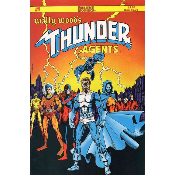 Thunder Agents (Wally Wood's ) #1 VF ; Deluxe Comic Book