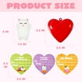 thumbnail image 4 of Joyfy 28 Packs Valentines Gifts for Kids, Valentine Kawaii Stress Relief Mochi Squishy Toys Filled Hearts for Kids Classroom Exchange Cards Gifts, Valentines Party Favors, 4 of 10