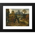 thumbnail image 2 of Lucas Gassel 14x11 Black Modern Framed Museum Art Print Titled - A Landscape with the Return of the Prodigal Son, 2 of 5