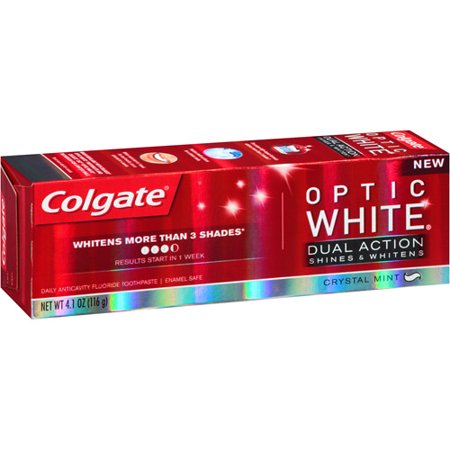 UPC 035000766519 product image for Colgate Optic White Crystal Mint Toothpaste, 4.1 oz | upcitemdb.com