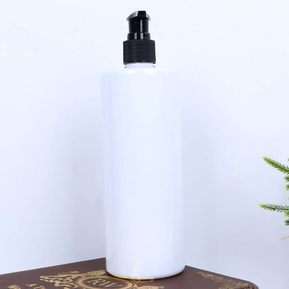 Raindrops 3Pcs Empty Bottles for Liquid Cylindrical White Plastic Space Saving for General Users