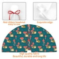 thumbnail image 4 of Picia Frog and Mushrooms Print Christmas Tree Skirt , Christmas Tree Skirt Ornaments for Merry Christmas Holiday Party Decorations Indoor Outdoor-36", 4 of 7