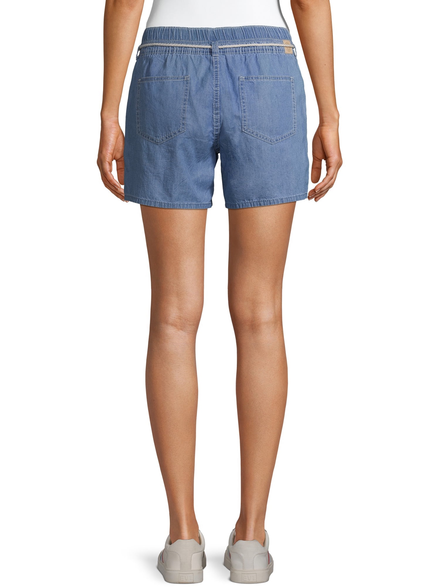 soft denim shorts womens