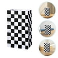 thumbnail image 3 of 12PCS Checkered Racing Party Favor Bags Race Car Treat Bags Paper Goodie Bags Cars Theme Birthday Supplies Decorations, 3 of 10