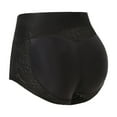 thumbnail image 2 of REORIAFEE Womens Briefs Underwear Mid Waist Cotton Briefs Strech Breathable Panties Soft Comfy Underwear Lingerie Black L, 2 of 7