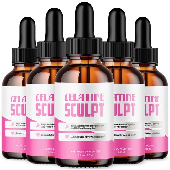 Gelatine Sculpt Advanced Formula Drops Supporting Your Active Lifesyle Naturally GelatineSculpt 150 Servings
