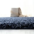 thumbnail image 4 of SAFAVIEH Primo Mason Solid Shag Runner Rug, Navy, 2'2" x 10', 4 of 7