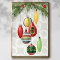 thumbnail image 2 of Arose Such a Clatter Collection B - Framed Gallery Wrapped Holiday Canvas - 17 x 25 - Gold Frame, 2 of 8