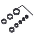 thumbnail image 1 of Drilling Limit Ring, Secure Locking Rust Prevention Carbon Steel Drill Bit Depth Stop Collar  for Wooden Projects, 1 of 7