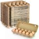 thumbnail image 1 of 20PCS Cardboard Egg Cartons Blank Paper Pulp Egg Cartons One Dozen Egg Cartons Container Empty Egg Tray Pulp Egg Holder, 1 of 5