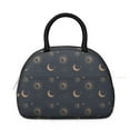thumbnail image 2 of Women's Starry Night Gothic Lunch Box: Moon/Stars Pattern - Insulated Reusable Bag, Leakproof Cooler Tote with Adjustable Strap & Zipper, 2 of 4