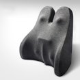 thumbnail image 2 of Huanglei Back Support Pillow For Chair Lumbar Support Pillow For Car Gaming Chair Memory Foam Back Cushion With Removable Pillowcase Ergonomic For Improve Sitting Posture, 2 of 5