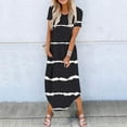 thumbnail image 2 of KBODIU Women's Casual Loose Sundress Long Dress Sleeveless Split Maxi Dresses Summer Beach Dress with Pockets, 2 of 5