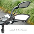 thumbnail image 4 of Rear Mirror, Fydun 180 Rotation Rearview Mirror Right Left Handlebar Review Rear Back View Mountain Road Bikes for Handles with 21-26mm (Black)(Right Rear View Mirror, 4 of 4
