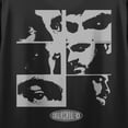 thumbnail image 3 of The Chainsmokers Double-Sided Monotone Grid Women's Black Crop Tee-Large, 3 of 7