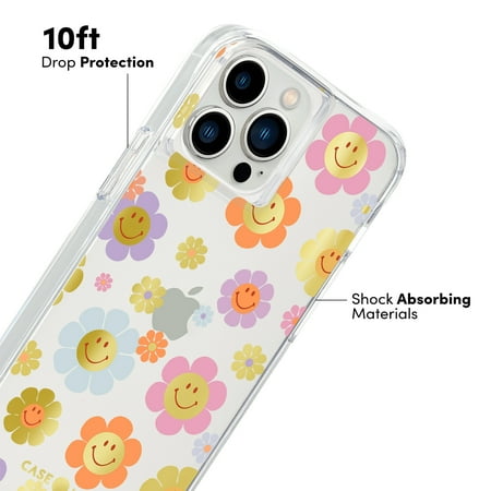 Case-Mate - Print Hardshell Case for iPhone 13 Pro - Retro Flowers