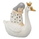 thumbnail image 4 of Adorno de resina de niña cisne, Adorno de resina de niña cisne Adorno de escritorio de resina Adorno de niña cisne Diseño de clase mundial, 4 of 8