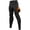 016Black, variant on Qualidyne Men's Cycling Pants Fleece-Lined 4D Padded Road Bike Bicycle Thermal Tights Outdoor Biking Long Leggings