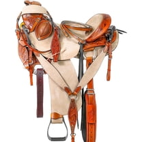 Premium Leather Horse Wade Tree Western Leather Ranch Roping Work Horse Saddle for Ranch and Roping Work in Size 12" to 18" inches Seat Available