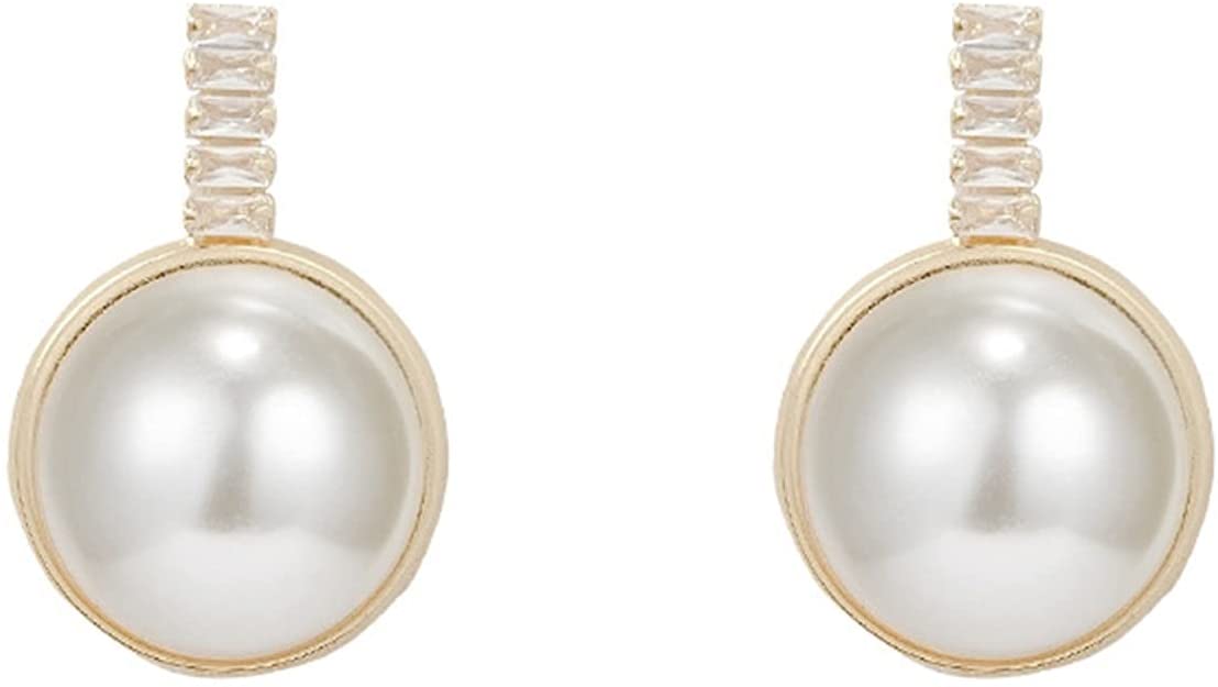 Luxury Pearl Gold Drop Earrings 