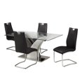 thumbnail image 4 of Alexis 5-Piece Dining Set, Black, 4 of 4