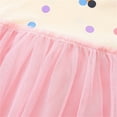 thumbnail image 6 of Odeerbi Toddler Girls Summer Cotton Dress Cute Dots Print Tulle Dress Children's Polka Short Sleeve Dress Toddler Girls Clothes, 6 of 6