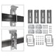 thumbnail image 1 of Juego de 4 soportes para literas de remolque de barco de 8 pulgadas shamjiam, 1 of 8
