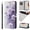 Purple Flower, variant on Compatible with iPhone 18 Pro Wallet Case for Women Girls, Garden Flower Pattern Design PU Leather Flip Cover with Card Holder Kickstand Wrist Strap Protective Phone Case, Love Butterfly